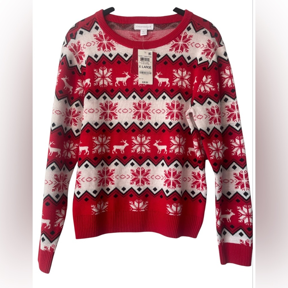 Charter Club holiday sweater